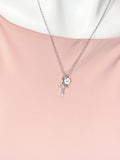 Jesus Silver Cross Necklace, Faith Pendant, Tarnish Resistant, N5233