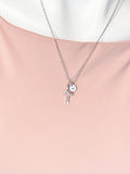 Jesus Silver Cross Necklace, Faith Pendant, Tarnish Resistant, N5233