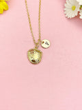 18K Gold Plated Baseball Glove Necklace, N7272