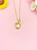 18K Gold Plated Baseball Glove Necklace, N7272