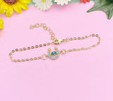 Horseshoe Evil Eye Bracelet, Luck Protective Gift, Bolo Bracelets, N4949
