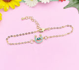 Horseshoe Evil Eye Bracelet, Luck Protective Gift, Bolo Bracelets, N4949