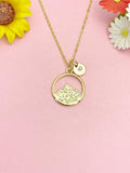 18K Gold Plated Mountain Necklace, Dainty Nature Pendant Gift for Women, N7224