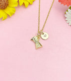 18K Gold Plated Coffee Tea Maker Necklace, Dainty Moka Pot Pendant, N7242