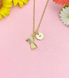 18K Gold Plated Coffee Tea Maker Necklace, Dainty Moka Pot Pendant, N7242