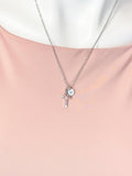 Jesus Silver Cross Necklace, Faith Pendant, Tarnish Resistant, N5233