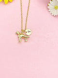 18K Gold Plated Dinosaur Necklace, Dainty T‑Rex Pendant Gift, N7262