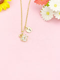 18K Gold Plated Swan Necklace, Dainty CZ Swan Pendant Gift, N7263