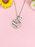 Silver Shark Necklace, Dainty Ocean Pendant Gift, N7267