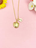 18K Gold Plated Baseball Glove Necklace, N7272