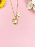 18K Gold Plated Baseball Glove Necklace, N7272