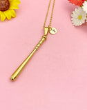 Baseball Bat Sports Pendant Necklace, N7274