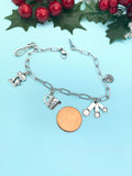 Silver Measuring Cup Mixer Hand Mixer Charm Bracelet, B2630