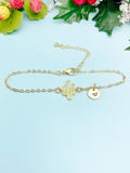 Gold Cactus Charm Bracelet, N4055