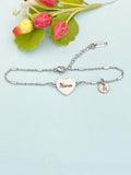 Nana Gifts, Nana Bracelet, Stainless Steel Heart Bracelet, Nana Jewelry, Mother's Day Gift, Personalized Gifts, D264