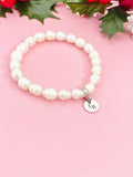 Natural Cultured Freshwater Pearl Beads Stretch Bracelets, B7290