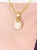 Seashell Pendant Necklace, 7360