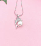Silver Dolphin Necklace, 7366