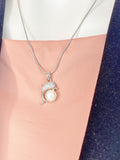 Silver Dolphin Necklace, 7366