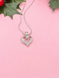 Silver Heart Necklace, 7367