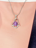 Silver Penguin Pendant Necklace, 7371