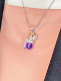 Silver Fairy Angel Pendant Necklace, 7377