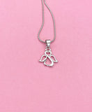 Silver Angel Necklace, 7383