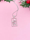 Silver Tree Branch Pearl Pendant Necklace, 7387