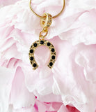 Gold Horseshoe Luck Necklace, 7395