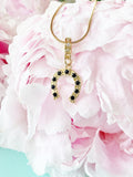 Gold Horseshoe Luck Necklace, 7395