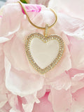Gold Heart Cubic Zirconia Pendant Necklace, 7402