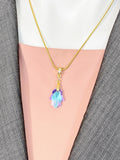 Gold Hamsa Hand Pendant Necklace, 7409