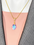 Gold Hamsa Hand Pendant Necklace, 7409