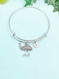 Emu Charm Bracelet - Unique Bird Pendant for Nature Lovers, B6467