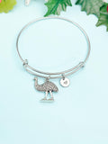 Emu Charm Bracelet - Unique Bird Pendant for Nature Lovers, B6467