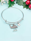 Emu Charm Bracelet - Unique Bird Pendant for Nature Lovers, B6467