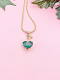 18K Gold Plated Cherry Pendant Necklace, 7358