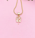 Lollipop Pendant Necklace, 7359