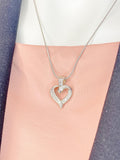 Silver Heart Necklace, 7367