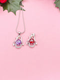 Silver Penguin Pendant Necklace, 7371
