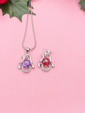Silver Penguin Pendant Necklace, 7371