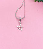 Silver Star Necklace, 7386