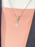 Silver Star Necklace, 7386