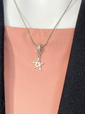 Silver Star Necklace, 7386