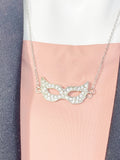 Silver Masquerade Mask Necklace, 7388