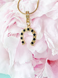 Gold Horseshoe Luck Necklace, 7395