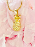 Gold Pineapple Pendant Necklace, 7405