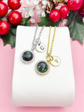 Ruby in Zoisite Necklace, Natural Ruby in Zoisite Gemstone Jewelry, N7412