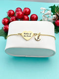 Gold Mother of the Bride Bracelet, D585