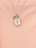 Real Mustard Seed Cross Pendant Necklace, Personalized Faith Jewelry, Tarnish Resistant Stainless Steel, N7446